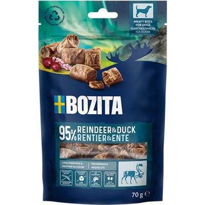 BOZITA Dog Snacks Meaty Bites Reindeer & Duck GF 70 g