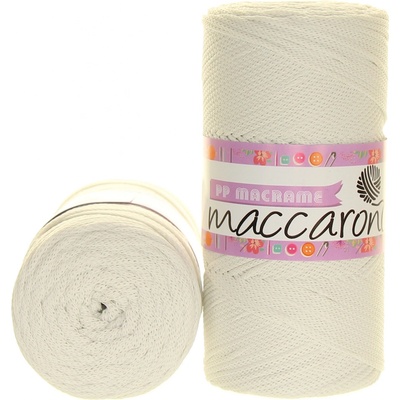 Maccaroni PP Macrame 007 matná bílokrémová