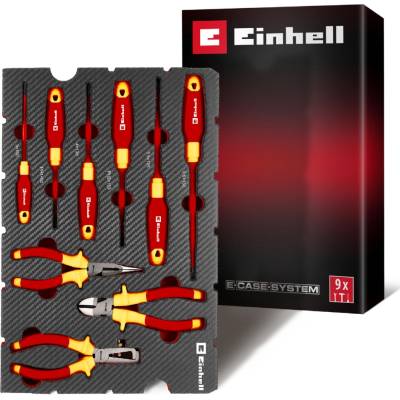 EINHELL E-Case Vložka do kufrů - Sada VDE kleští a šroubováků 9 ks, 49370524