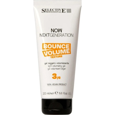 Gél na vlasy so strednou fixáciou Selective Professional Now Next Generation Bounce Volume Texture - 200 ml