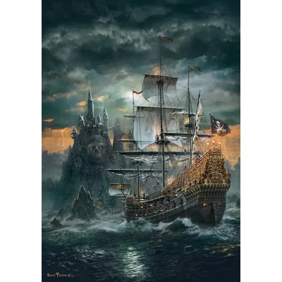 Clementoni - Puzzle The pirate ship - 1 500 piese
