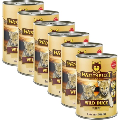 Wolfsblut Консерва Wolfsblut Wild Duck Puppy 6 x 395 г