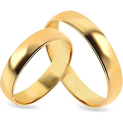iZlato Forever Snubní prstýnky žluté klasické CSOB02