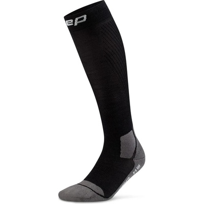 CEP Мъжки компресионни чорапи CEP Hiking Light Cushion Socks Tall Compression socks - Black / Grey - размер IV (207-1132-0112)