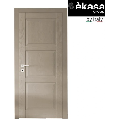 èkasa group Интериорна врата с каса EKASA SOFT 80x210х12 см, панти, магнитна брава, дърво, гълъбово сиво (SO-810/TORTORA)