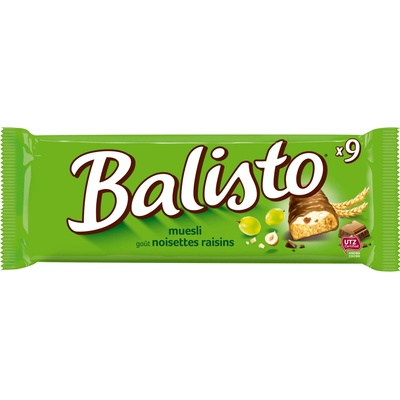 Mars Balisto s lieskovoorieškovým krémom a hrozienkami 9x18,5g