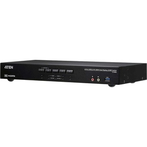 ATEN Kvm превключвател aten cs1844-at-g, 4 порта usb 3.0, За 2 hdmi монитора (cs1844-at-g) - tehnik