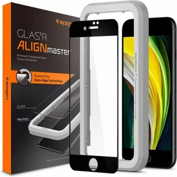 Spigen Протектор от закалено стъкло /Tempered Glass/ Spigen AGL01294 за Apple iPhone SE (2022)/SE (2020)/8/7, 9H твърдост (AGL01294)