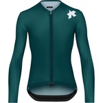 ASSOS Мъжка фланелка с дълъг ръкав за колоездене ASSOS Equipe RS L/S Jersey S11 Cycling jersey - Deep Petrol - размер XL (056-3998-0215)