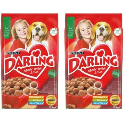 Purina Darling s lahodnou zmesou hovädzieho mäsa a kuraciny 2 x 15 kg