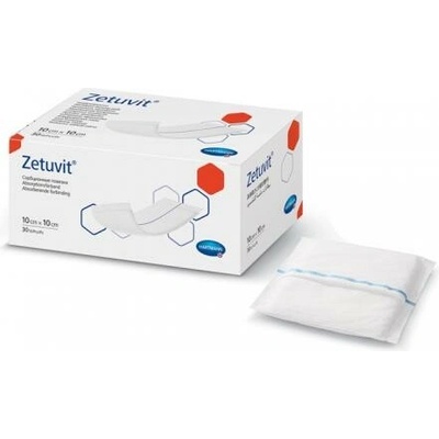 Hartmann Zetuvit kompres nasiakavý 10 cm x 10 cm 30 ks