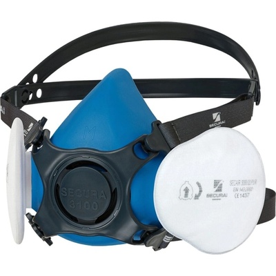 Set polomaska s filtrami P3 R SECURA 3100 DUST