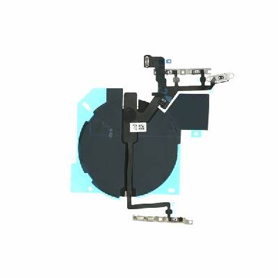 Резервен модул за безжично зареждане и бутони за звука за iPhone 14 Pro Max - OEM Wireless Charging and Power Volume Flex Cable for iPhone 14 Pro Max (bulk) (19078)