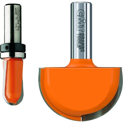 CMT Orange Tools CMT C914B C91416011B Čelní vypouklá fréza s ložiskem - R8 D15,8x9,5 S=8 HW