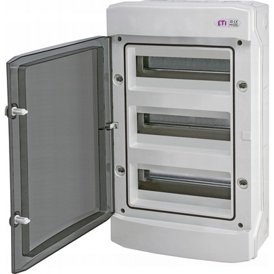 Rozvodnice nástěnná 36 modulů IP65 transparentní ECH-36PT-s ETI