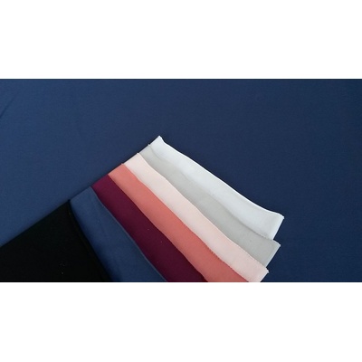 Bavlnený úplet TEINTURE tmavomodrý šírka 150 cm