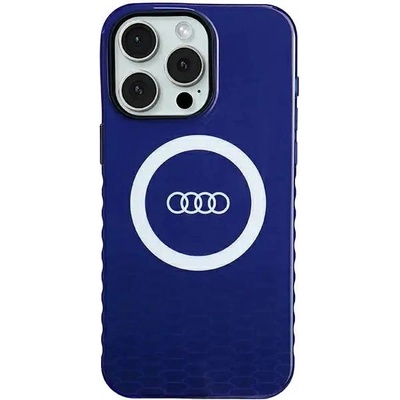 Audi Кейс Audi IML Big Logo MagSafe за iPhone 15 Pro Max, син (AUDI000086-0)