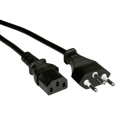 Value napájací prepojovací kábel čierna 1.80 m 19.99.1220