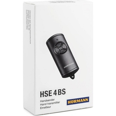 HORMANN HSE 4 BS 4511734 - dálkový ovladač pohonu brány a vrat, 4-kanálový 868 MHz BiSecur, matný černý