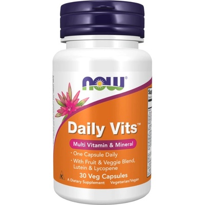 NOW NOW Daily Vits, 30 Veg Capsules