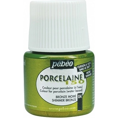Vypalovací barvy na porcelán třpytivá bronzová 104 PORCELAINE150 45ml Pebeo – Hledejceny.cz
