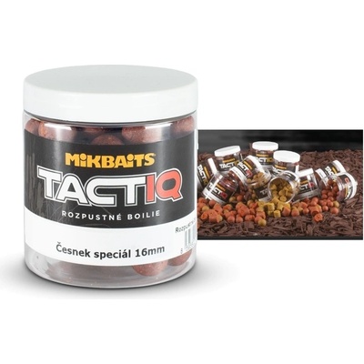 Mikbaits Rozpustné Boilies Tactiq 250ml 16mm Pikantná slivka