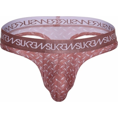 Pánske tangá Sukrew Classic Thong Diamond vzorované pánske tangá