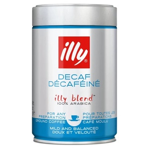 illy Мляно кафе метална кутия Illy Decaffeinato, 250 г