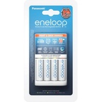 Panasonic Зарядно за Panasonic BQ-CC55E NiMH батерии и 4 батерии Eneloop AA (8014672) Зарядно за батерии