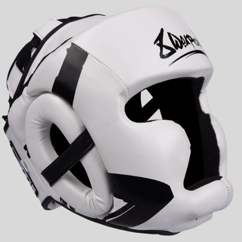 8Weapons Каска за Бокс 8 Weapons Unlimited White/Black - S/M