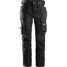 Snickers Workwear Pracovné nohavice AllroundWork Stretch s PK čierne