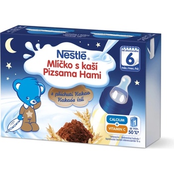 Nestlé Mlíčko s kaší kakaové 2 x 200 ml