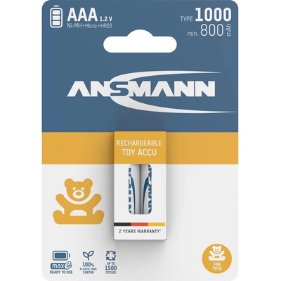 Ansmann Ni-MH AAA 800 mAh 2 ks 1311-0029