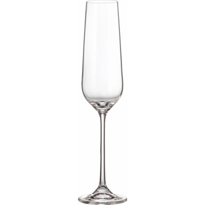 BOHEMIA ROYAL CRYSTAL Súprava pohárov na šumivé víno Globo 4 x 210 ml