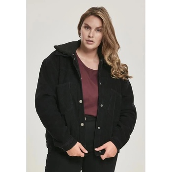 Urban classics Анорак Urban classics S Oversized Corduroy Sherpa parka - Black (Black)