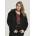 Urban classics Анорак Urban classics S Oversized Corduroy Sherpa parka - Black (Black)