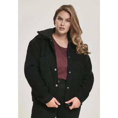 Urban classics Анорак Urban classics S Oversized Corduroy Sherpa parka - Black (Black)