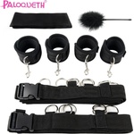 Paloqueth BDSM Sex Bondage Set for Bed Q01-0007 Black
