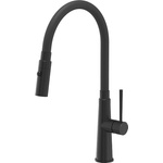 Quadron Кухненски смесител с гъвкав чучур Quadron Pop Gina, черен (3922505_BLM)