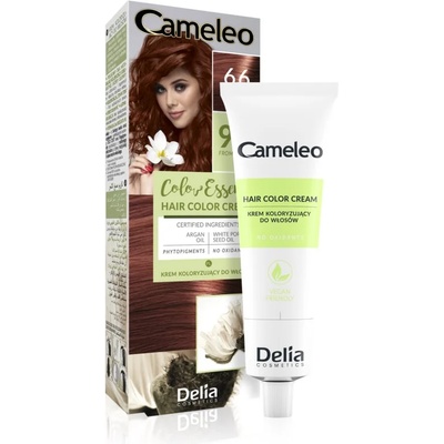 Delia Cosmetics Cameleo Color Essence боя за коса в туба цвят 6.6 Ruby 75 гр