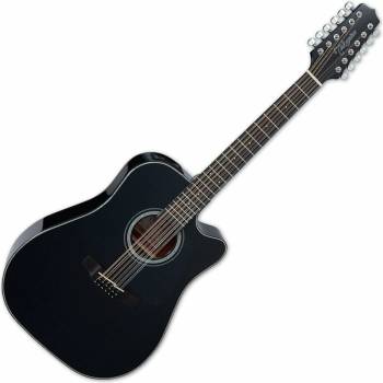 Takamine GD30CE-12 Black 12-струнна електро-акустична китара