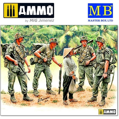 MASTER BOX LTD Patroling Vietnam MasterBox 1:35