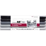 Tombow Маркер алкохол ABT PRO Двоен четка 5P-4 Студено сиво (5) (ABTP-5P-4)