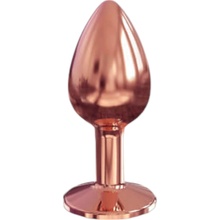 Dorcel Diamond Plug S hliníkový análny kolík malý ružovozlatý