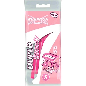 Wilkinson Sword Дамски самобръсначки Duplo Beauty, 5 броя