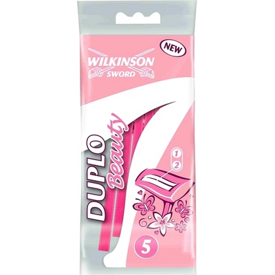 Wilkinson Sword Дамски самобръсначки Duplo Beauty, 5 броя