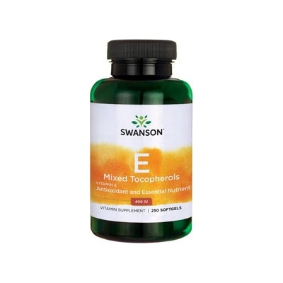 Swanson Vitamín E směs tokoferolů 268 mg 250 kapsúl