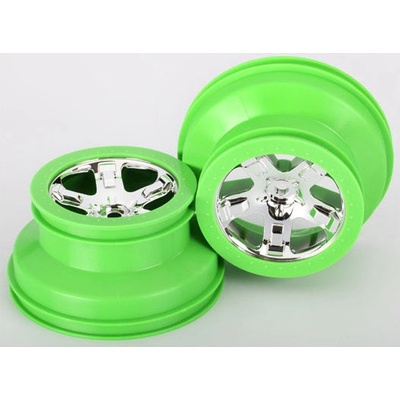 Traxxas disk 2.2/3.0" SCT strieborný-zelený 2