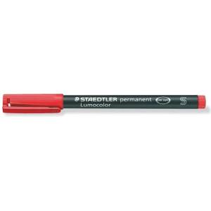 STAEDTLER Алкохолен маркер OHP, 0, 4 mm, STAEDTLER "Lumocolor 313 S", червен 313-2 (313-2)
