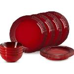 Le Creuset Комплект за вечеря Le Creuset черешов 12 части (79351000607081)